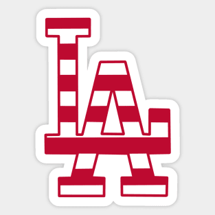 United States Independence Day Letter LA Sticker